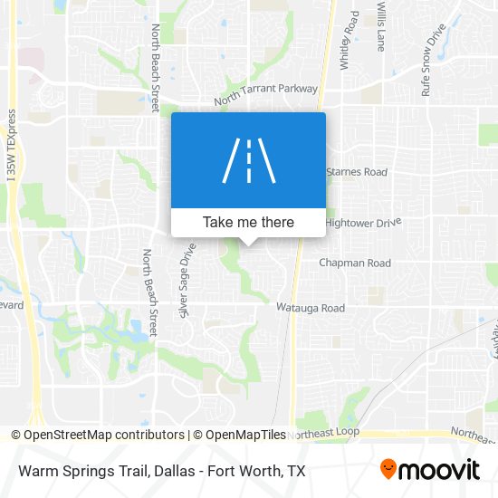 Mapa de Warm Springs Trail
