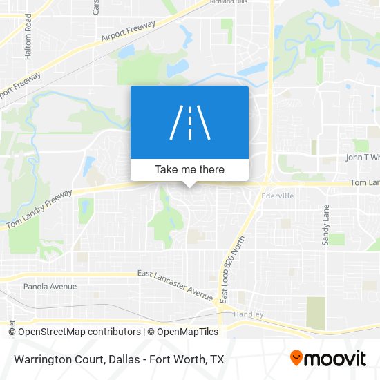 Mapa de Warrington Court
