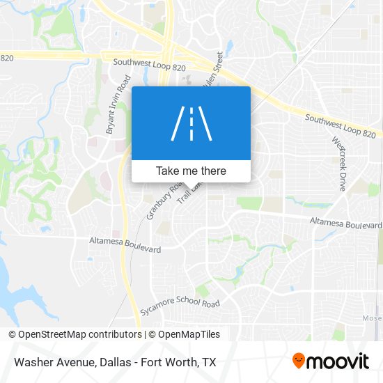 Mapa de Washer Avenue