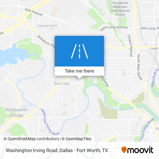 Washington Irving Road map