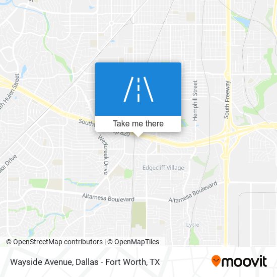 Wayside Avenue map