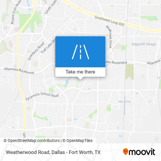 Mapa de Weatherwood Road