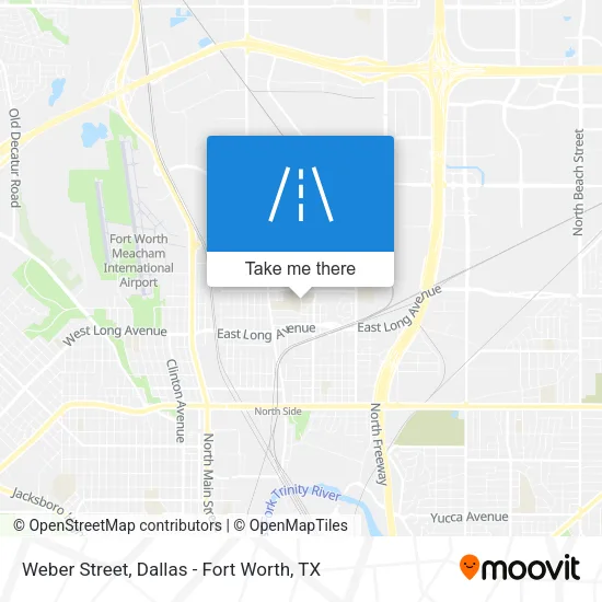 Weber Street map
