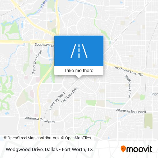 Wedgwood Drive map