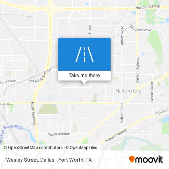 Wesley Street map