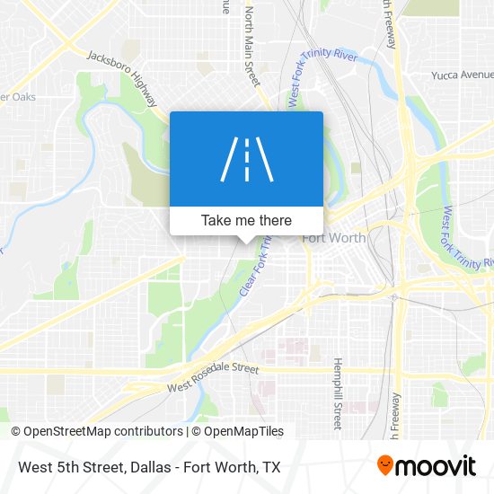 West 5th Street map