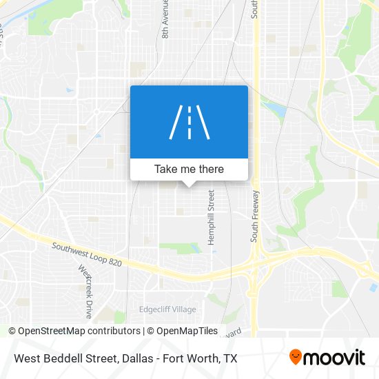 West Beddell Street map