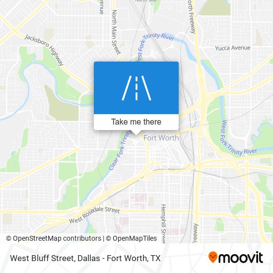 West Bluff Street map