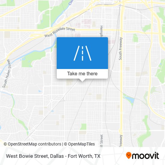 West Bowie Street map