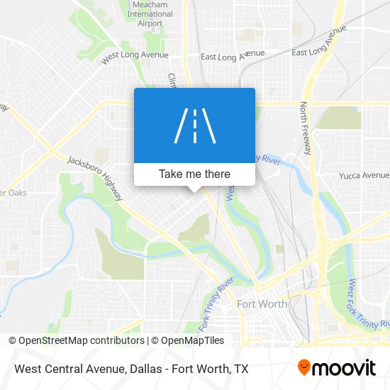 West Central Avenue map