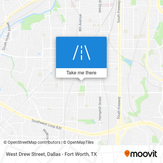 Mapa de West Drew Street