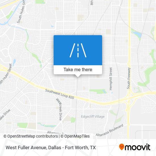 Mapa de West Fuller Avenue