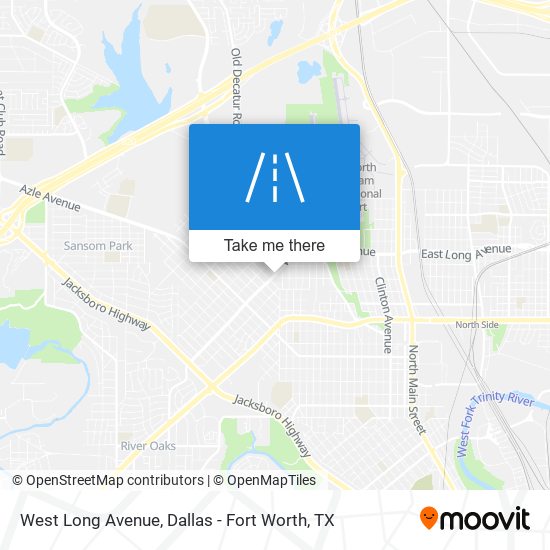 Mapa de West Long Avenue