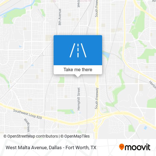West Malta Avenue map