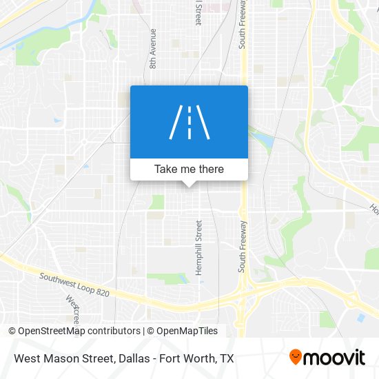 Mapa de West Mason Street