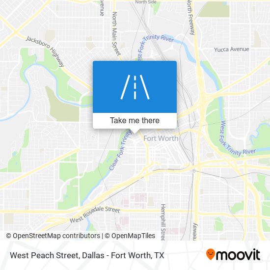 Mapa de West Peach Street