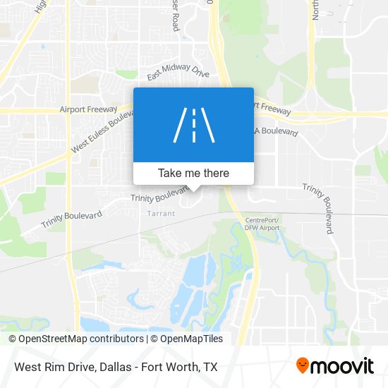 Mapa de West Rim Drive