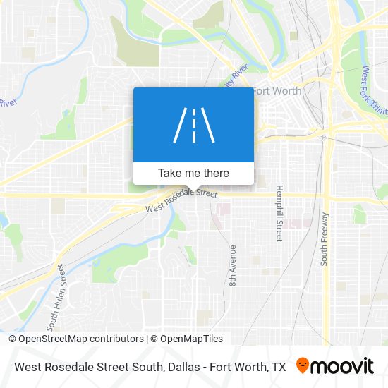 Mapa de West Rosedale Street South