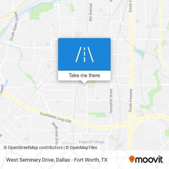 West Seminary Drive map