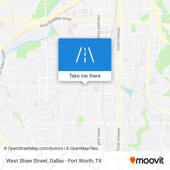Mapa de West Shaw Street