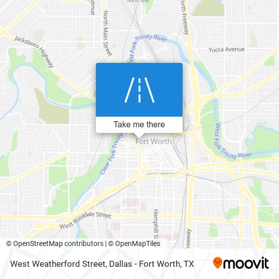 West Weatherford Street map