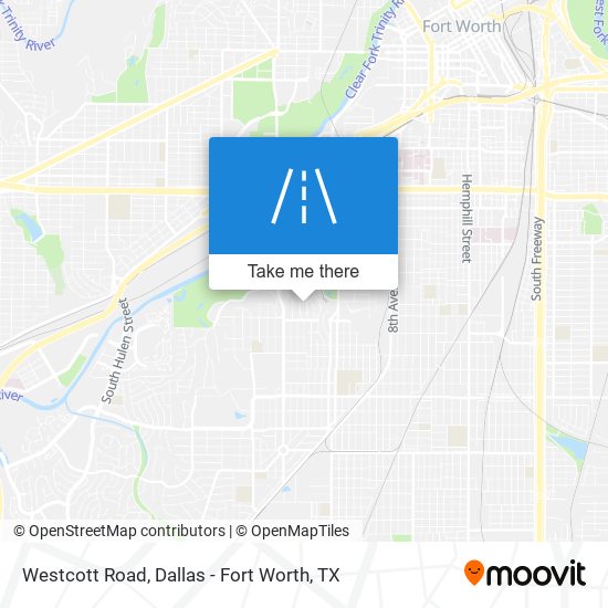 Westcott Road map