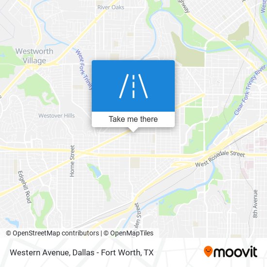 Western Avenue map