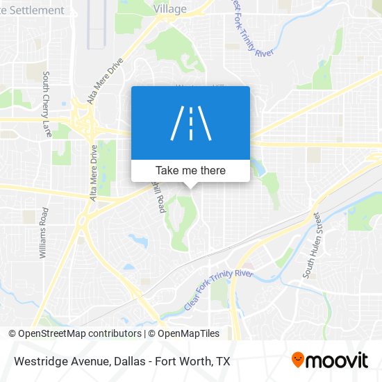Westridge Avenue map