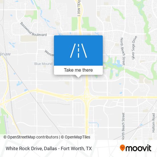 White Rock Drive map