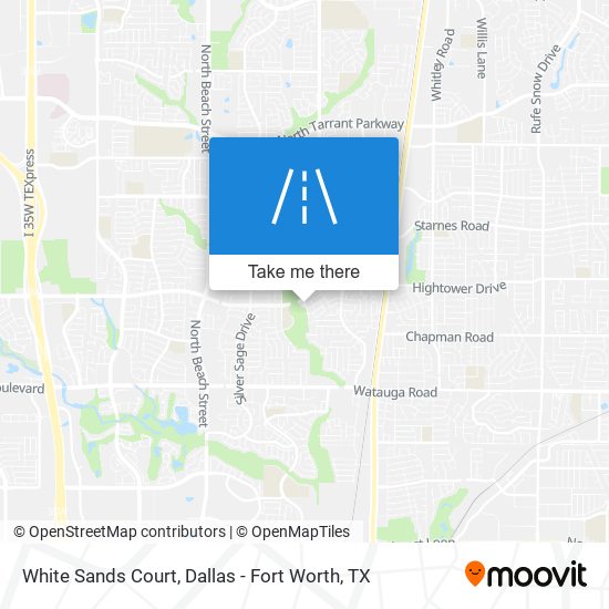 White Sands Court map