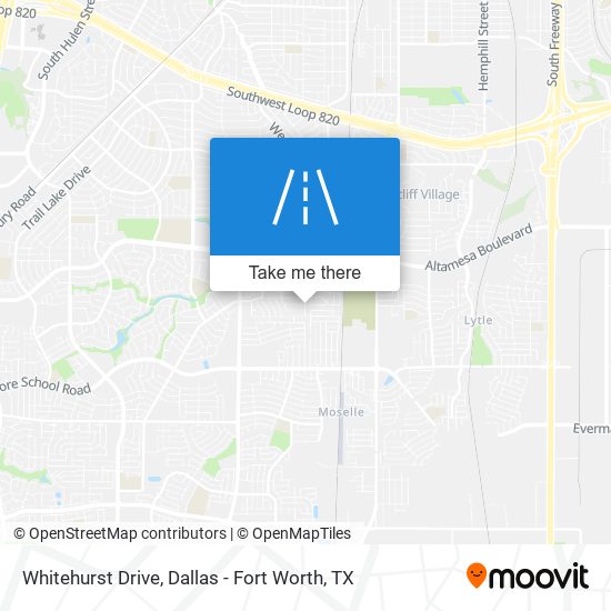Mapa de Whitehurst Drive