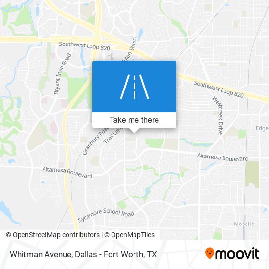 Mapa de Whitman Avenue
