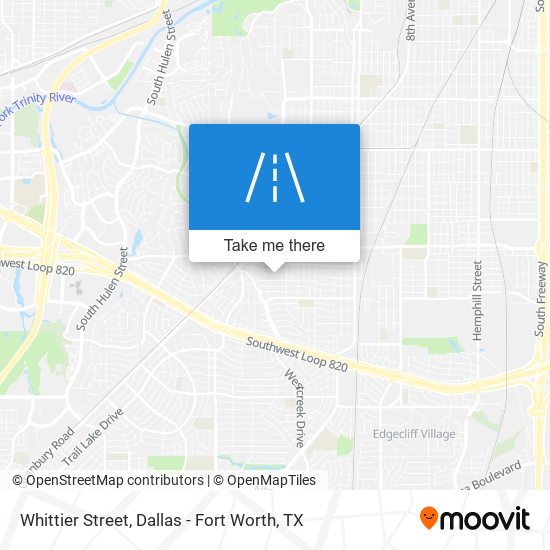 Mapa de Whittier Street