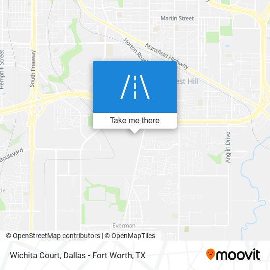 Wichita Court map