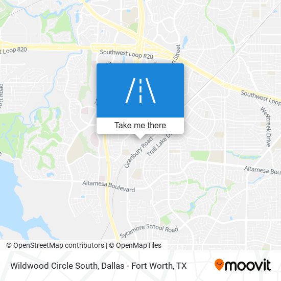 Wildwood Circle South map