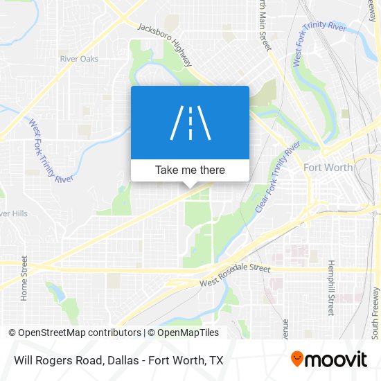 Mapa de Will Rogers Road