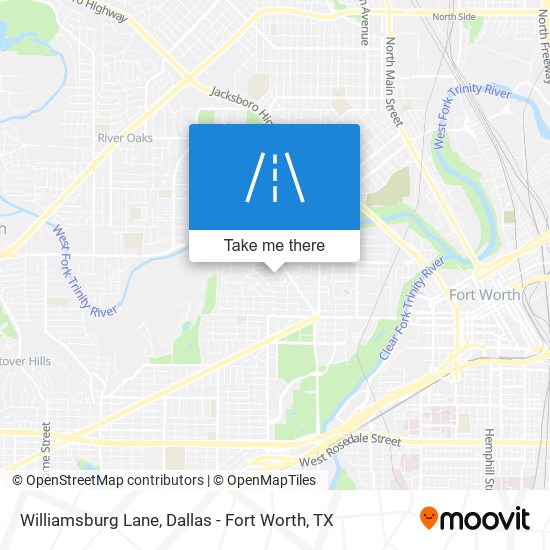 Williamsburg Lane map
