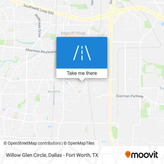 Mapa de Willow Glen Circle