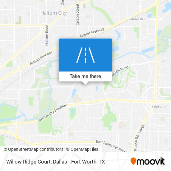 Mapa de Willow Ridge Court