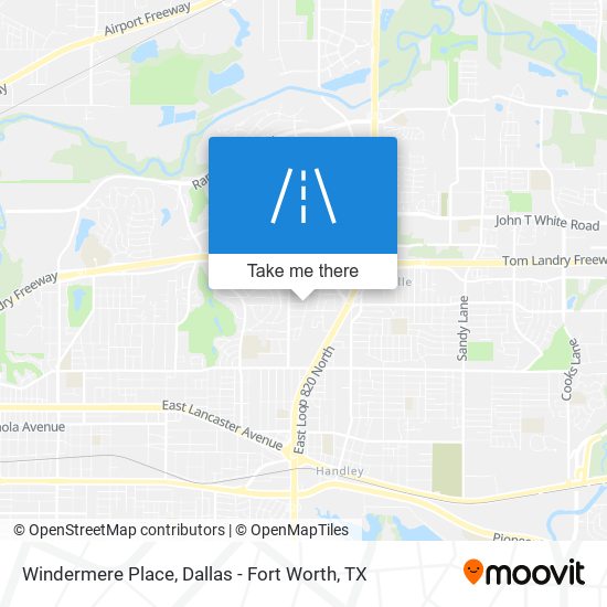 Windermere Place map
