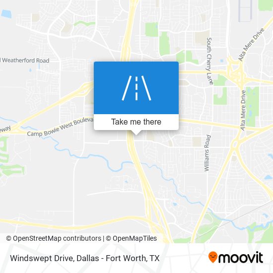 Windswept Drive map