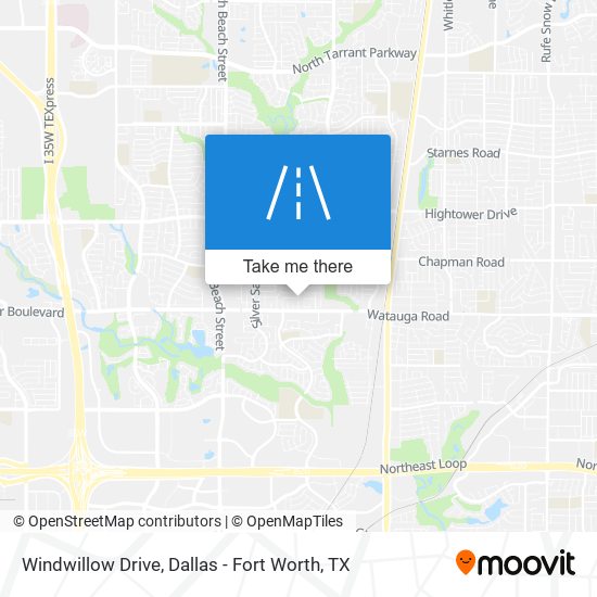 Mapa de Windwillow Drive