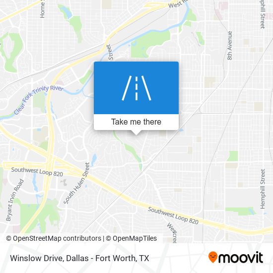 Winslow Drive map