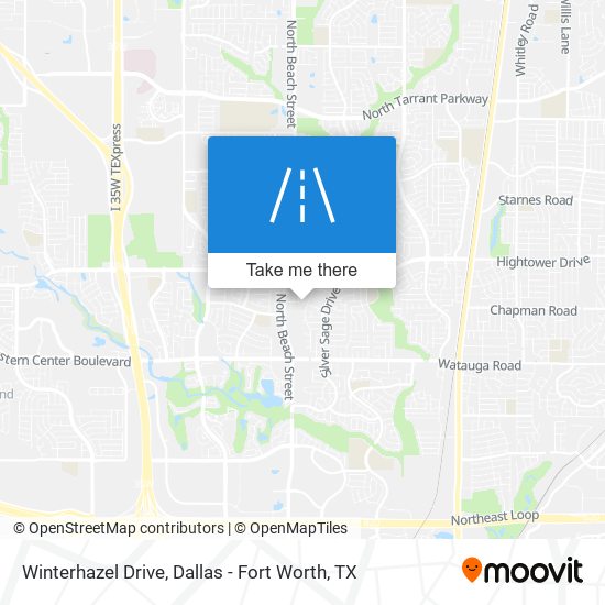 Winterhazel Drive map