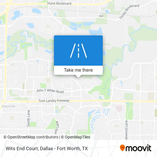 Wits End Court map