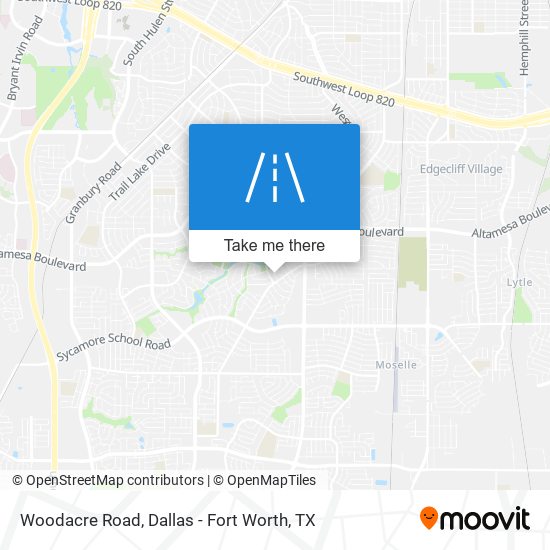 Woodacre Road map