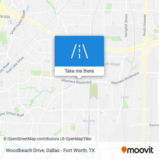 Woodbeach Drive map