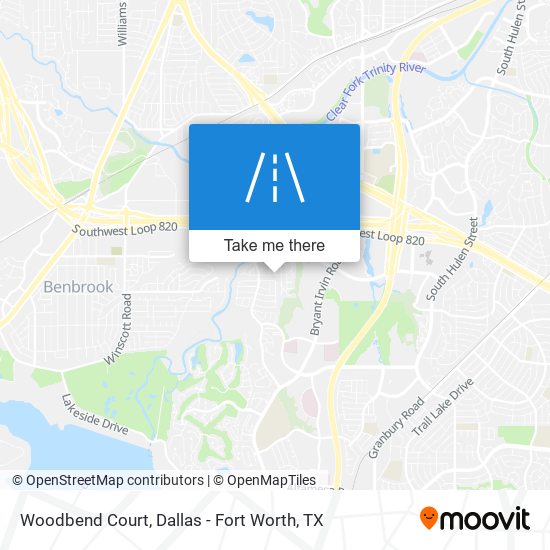 Woodbend Court map