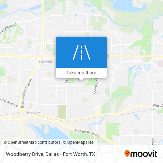 Woodberry Drive map