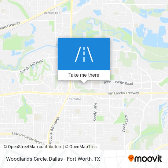Mapa de Woodlands Circle